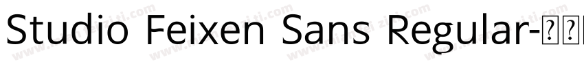 Studio Feixen Sans Regular字体转换